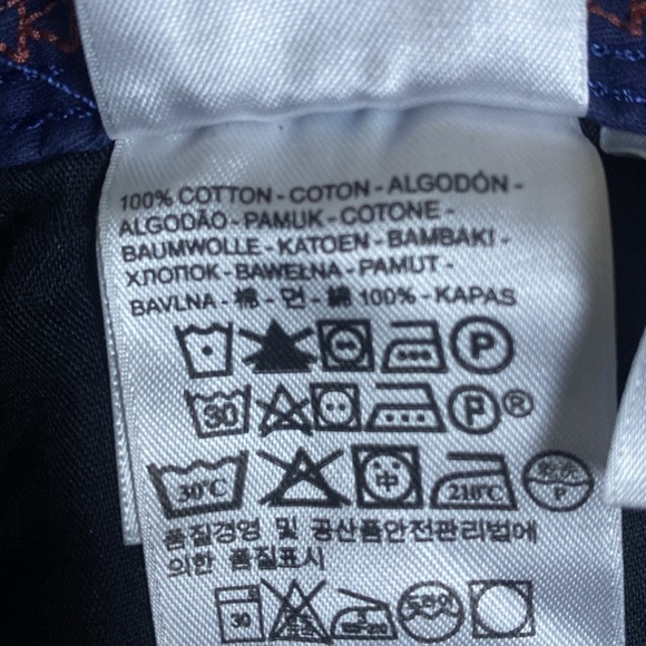 Levi’s Blue 100% Cotton Cuffed Shorts 4.5” Inseam 9.5” Midrise Sz 10 - Picture 5 of 9